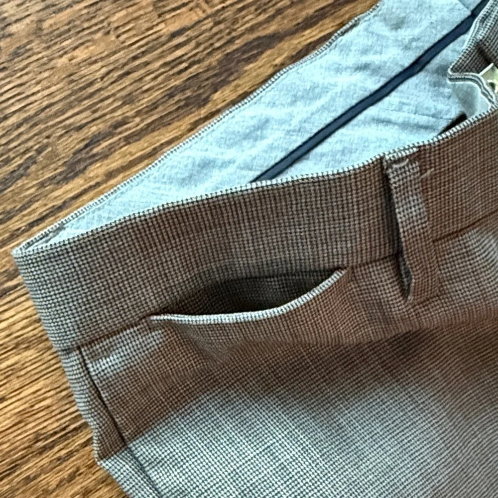 E Banana Republic Men's 34x30 Classic Fit Gray Trousers Dress Wedding Formal